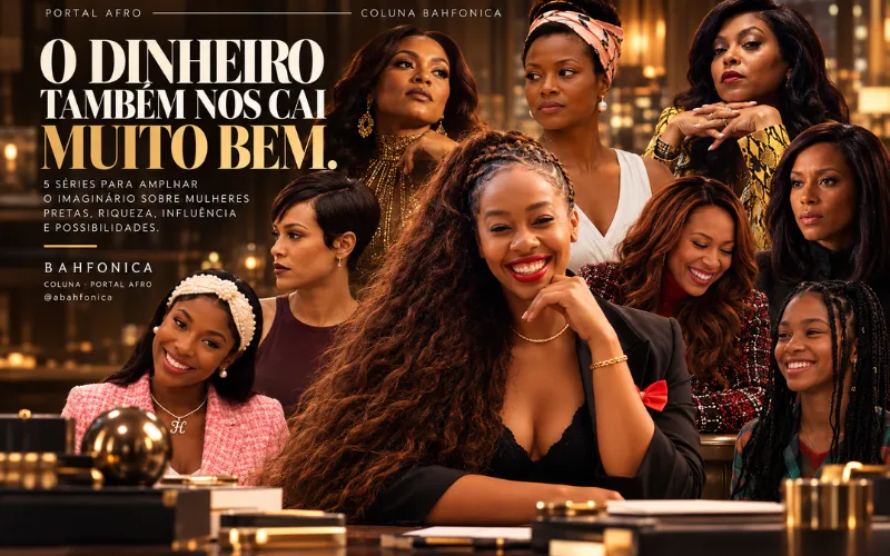 5 séries para ver mulheres pretas vivendo no luxo e no poder, porque o dinheiro também nos cai muito bem