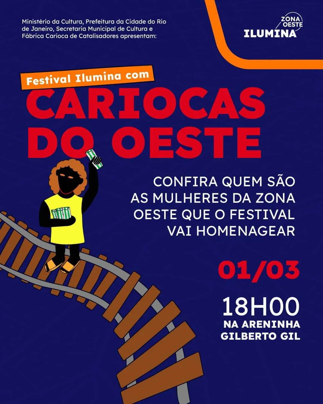 7º Ilumina Zona Oeste: festival presta homenagem a mulheres que fazem a diferença na região