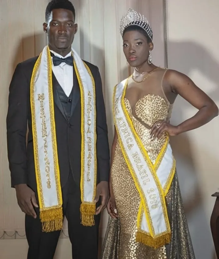 A beleza africana na passarela do Brasil.