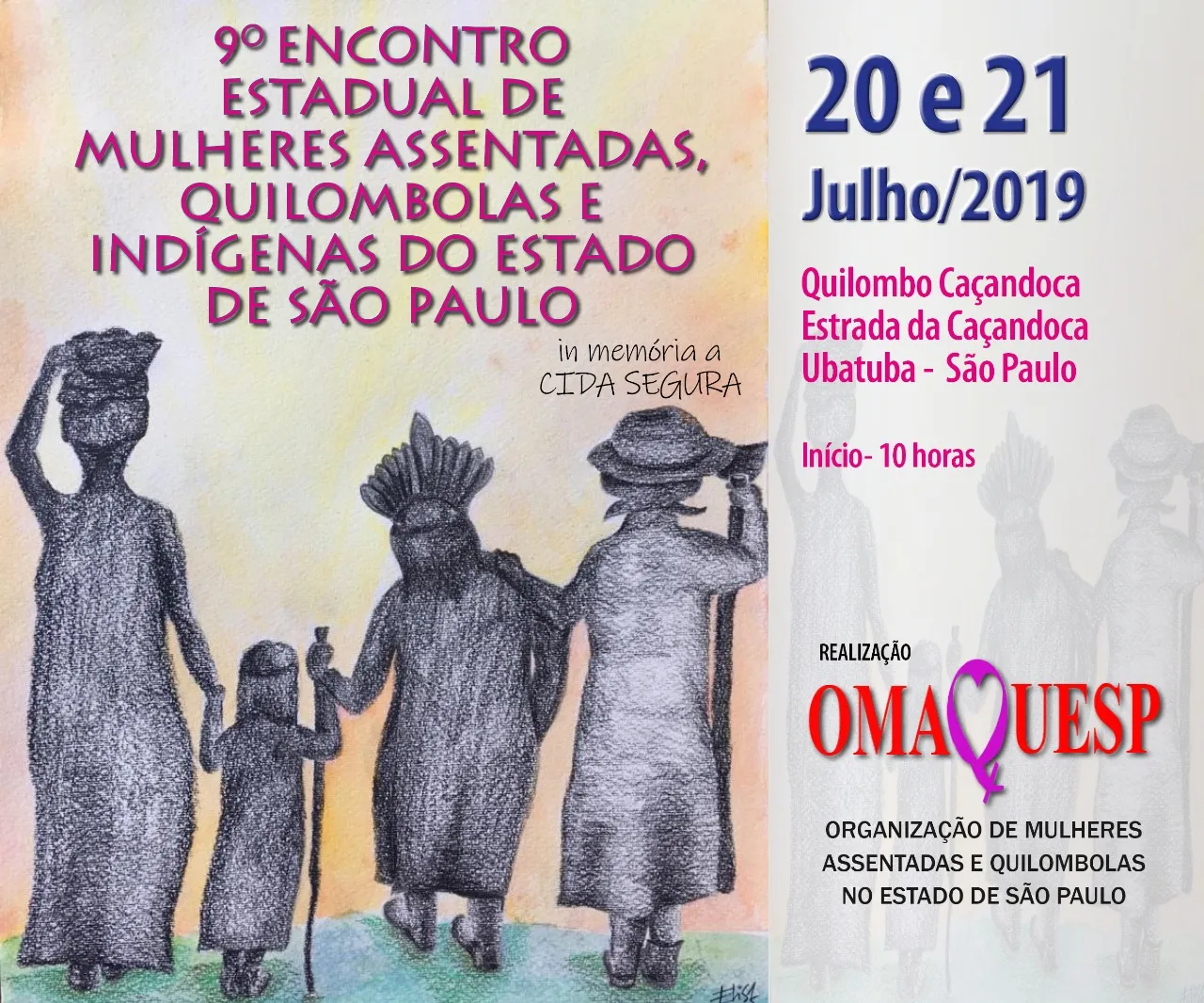 A semente das mulheres no campo agrícola