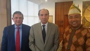 PRESIDENTE DA CAMARA DE COMÉRCIO E MINISTRO DAS RELAÇÕES EXTERIOR DO BRASIL