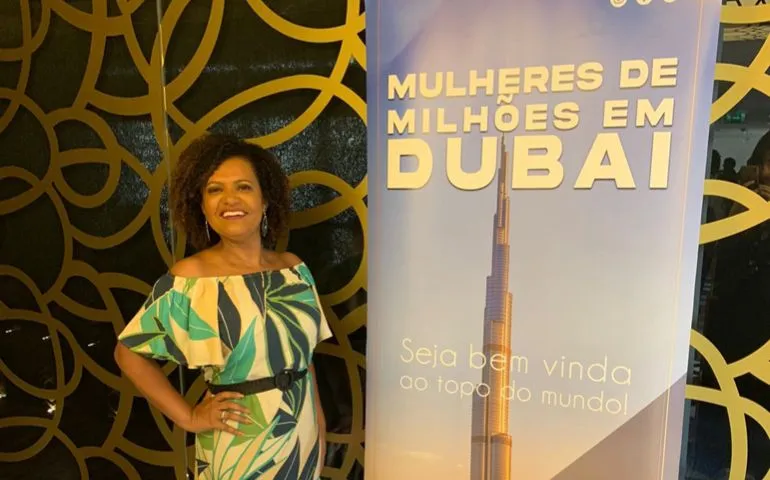 Angela Alves, advogada e empresária social, participa do projeto “Mulheres de Milhões em Dubai”