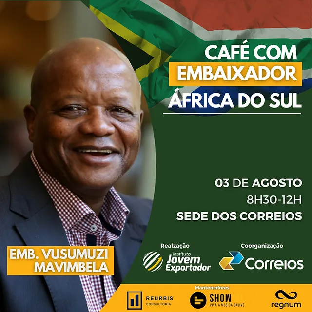 Café com Embaixador Africa do Sul