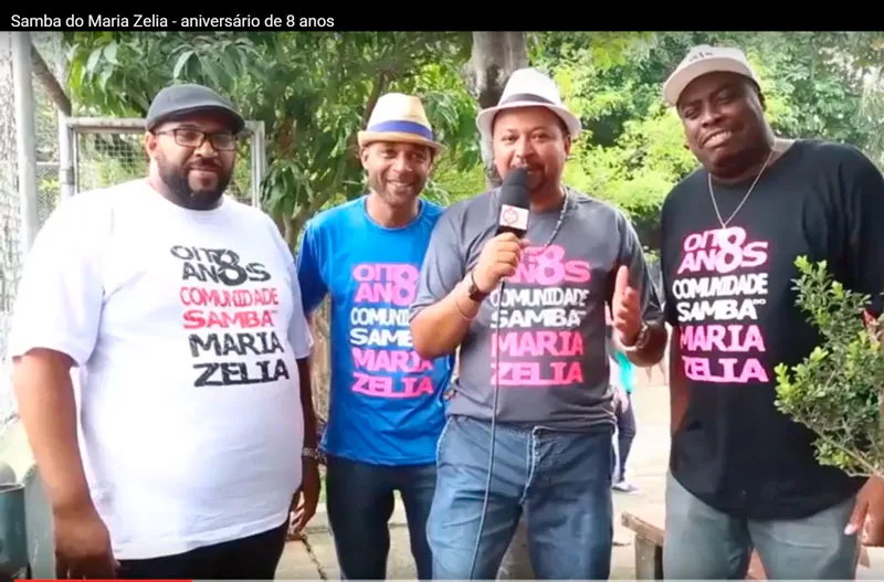 Comunidade Samba do Maria Zélia faz 8 anos