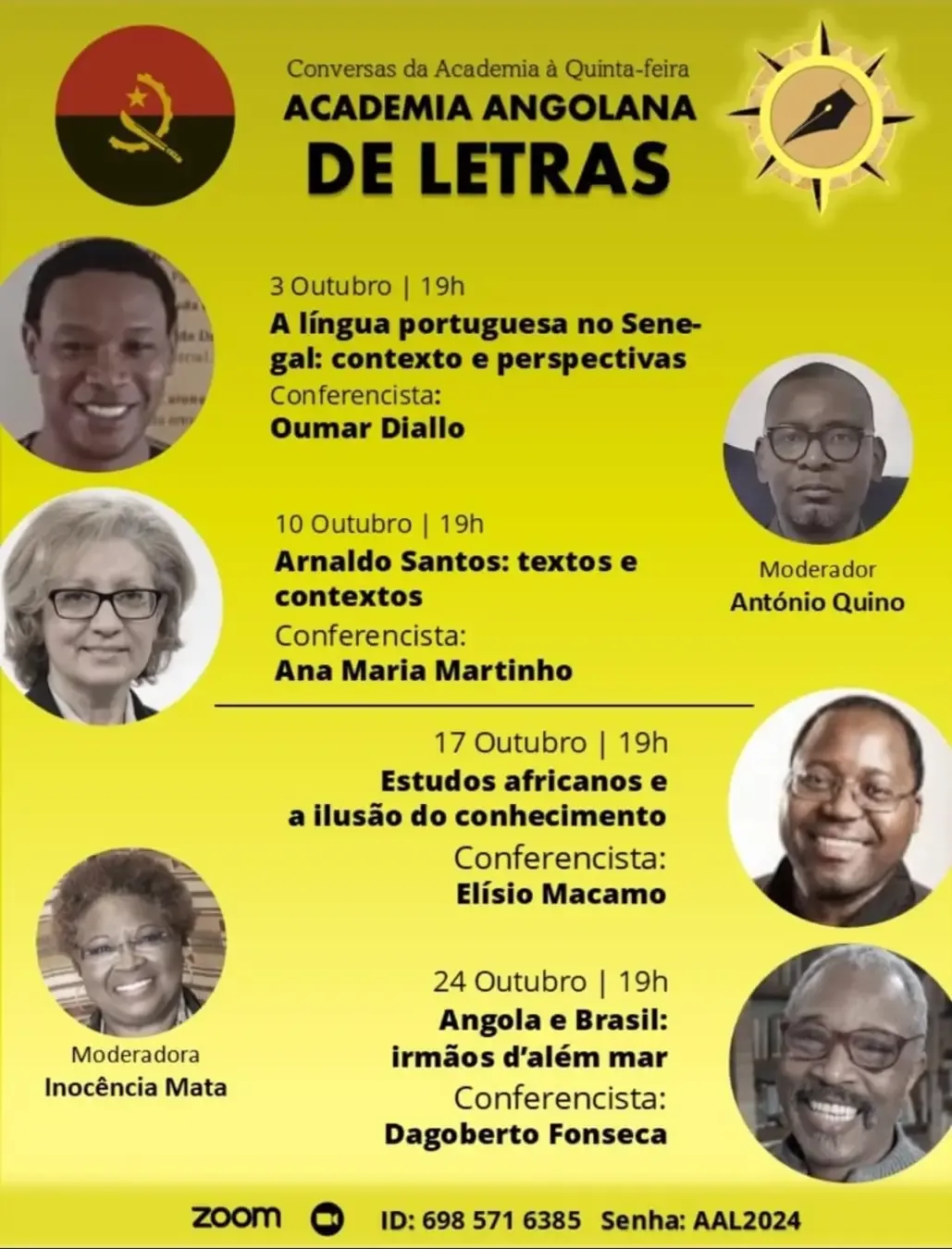 Conversas da Academia à Quinta-feira: Diálogos Lusófonos em Foco
