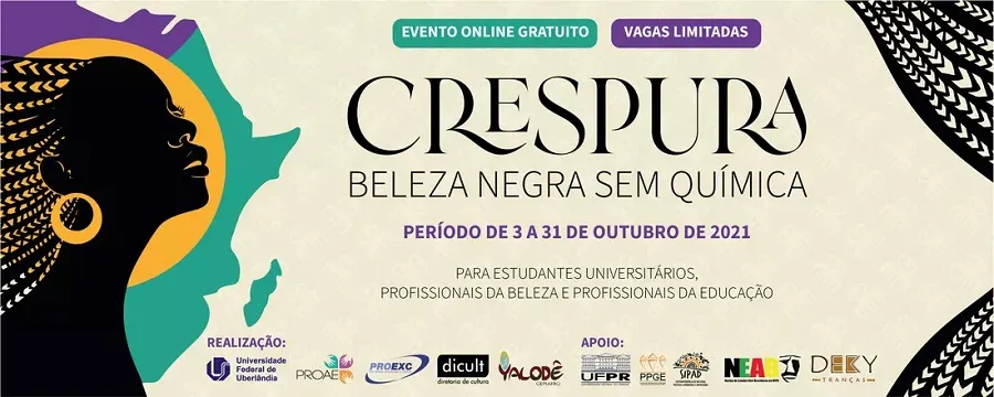 Inscrições abertas para o Crespura: Beleza Negra sem Química