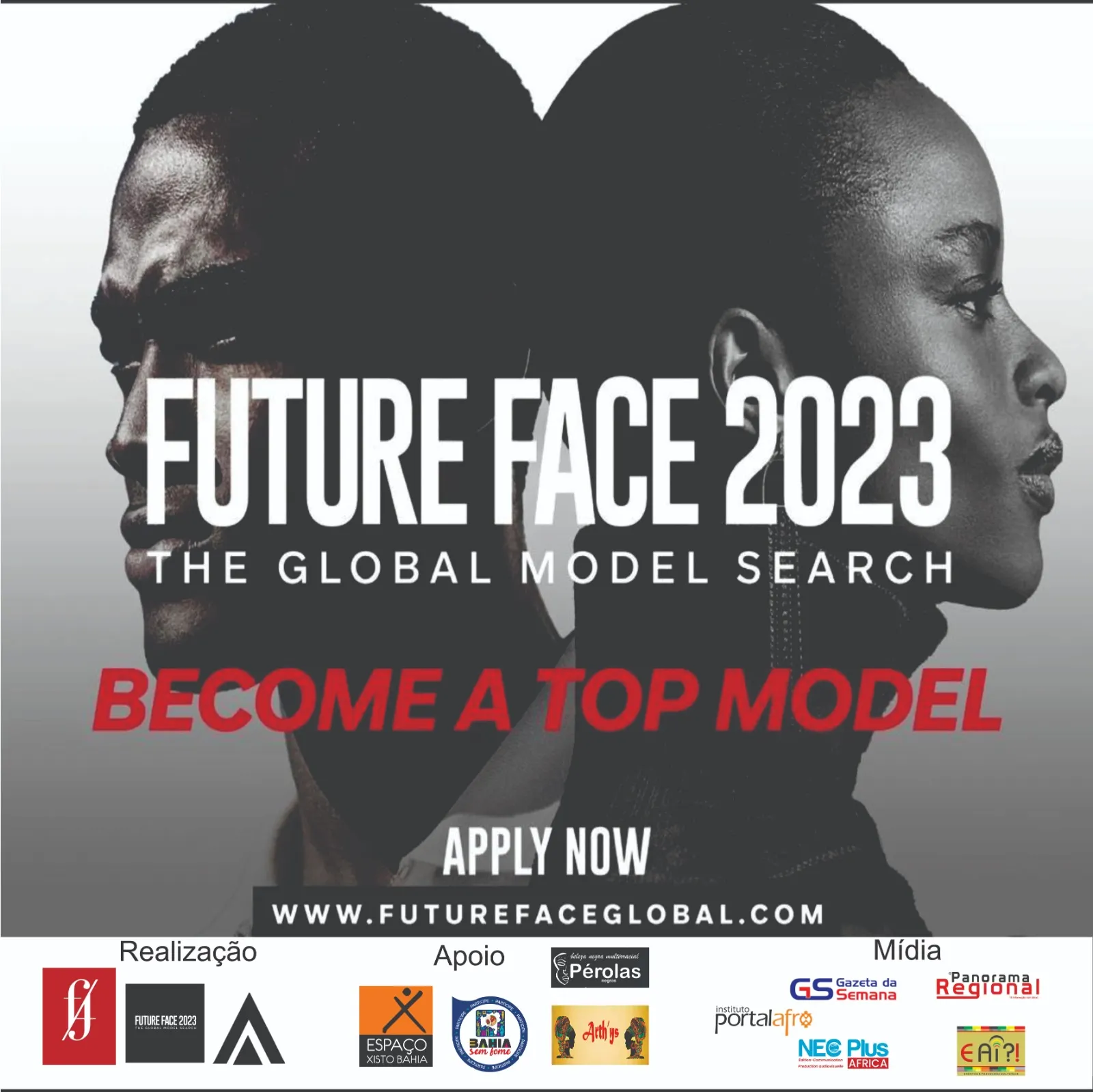 Future Face Global 2023 Anuncia Seleção para Modelos Negros em Salvador