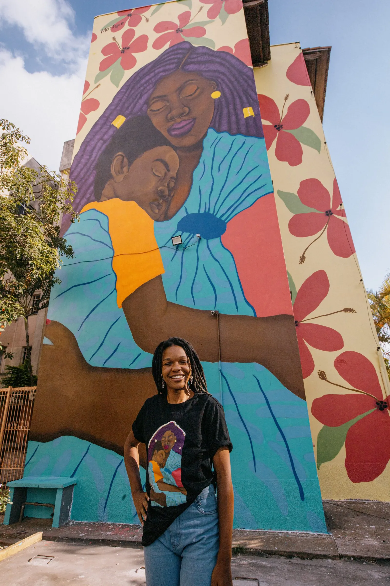 Grafiteira e ilustradora baiana Andressa Monique, lança obra Dengo de Mãe