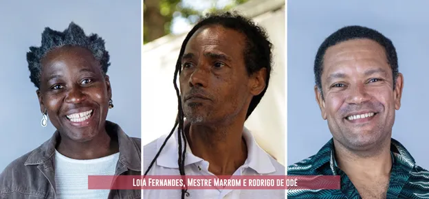 Malta Teatro de Nação reúne Mestre Marrom, Rodrigo de odé e Loiá Fernandes para ciclo de oficinas gratuitas de capoeira angola, teatro negro e afrobeat