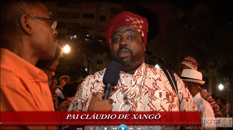O candomblé e o carnaval -entrevista com Pai Cláudio de Xangô