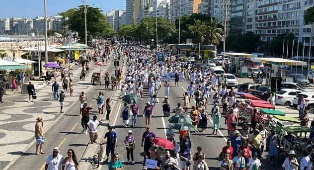 Praia de Copacabana sedia 16ª Caminhada em Defesa da Liberdade Religiosa