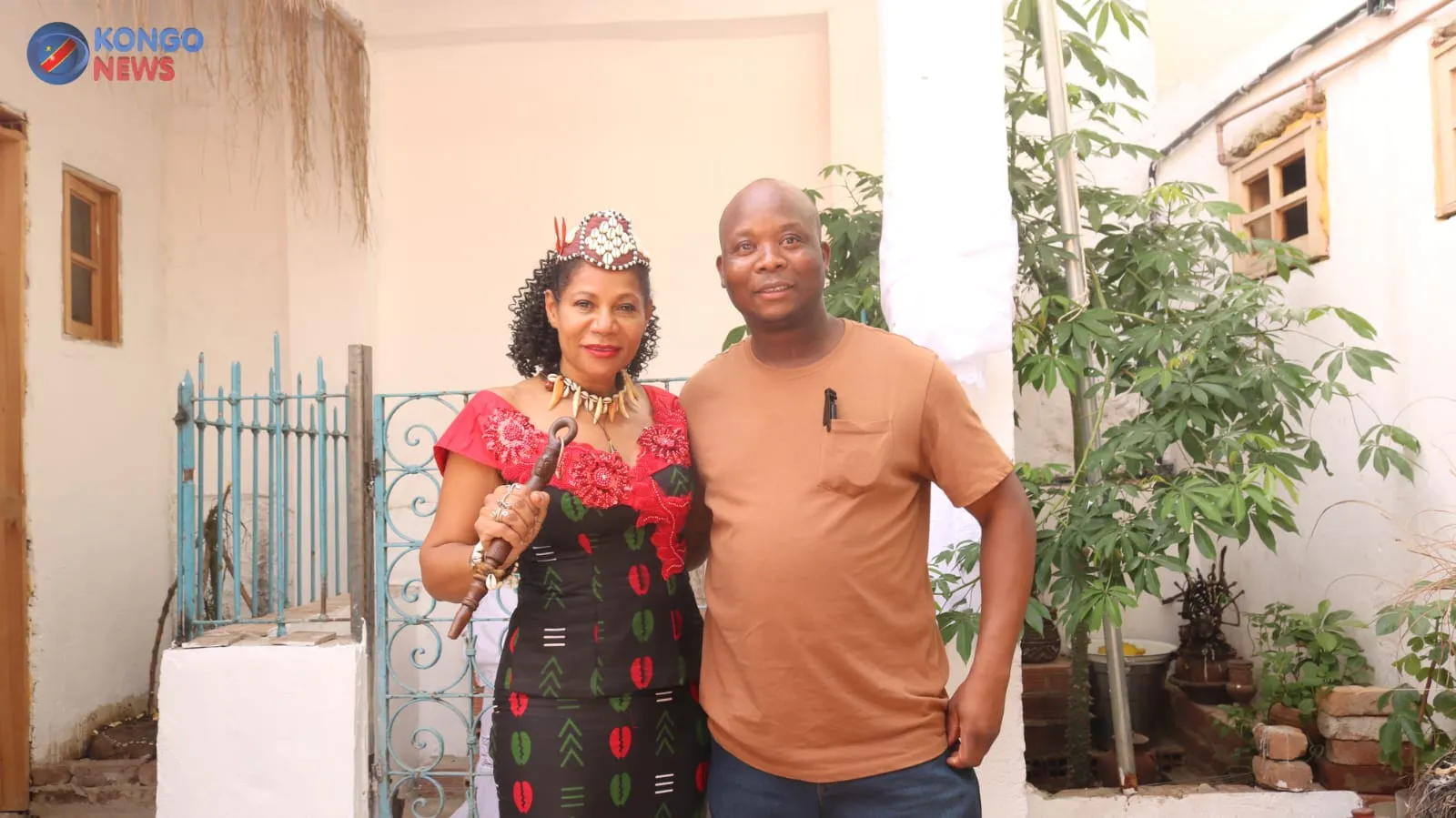 Rainha Diambi celebra a herança africana em visita ao Brasil