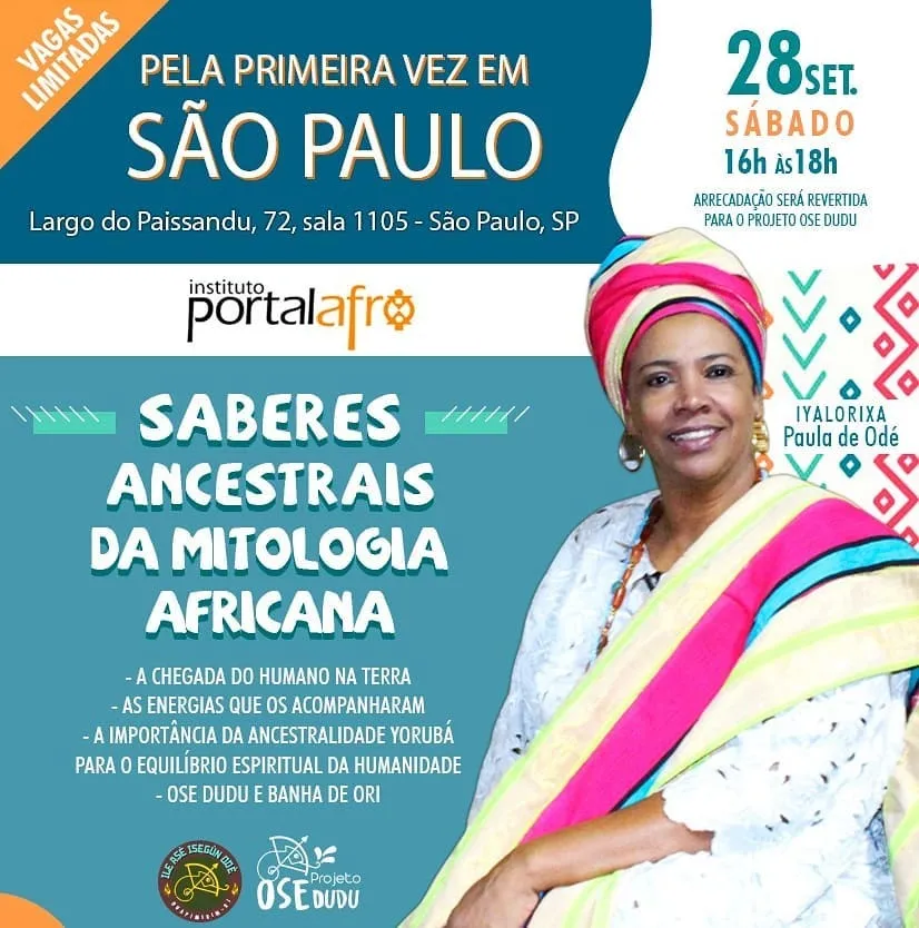 Saberes Ancestrais da Mitologia Africana – em São Paulo
