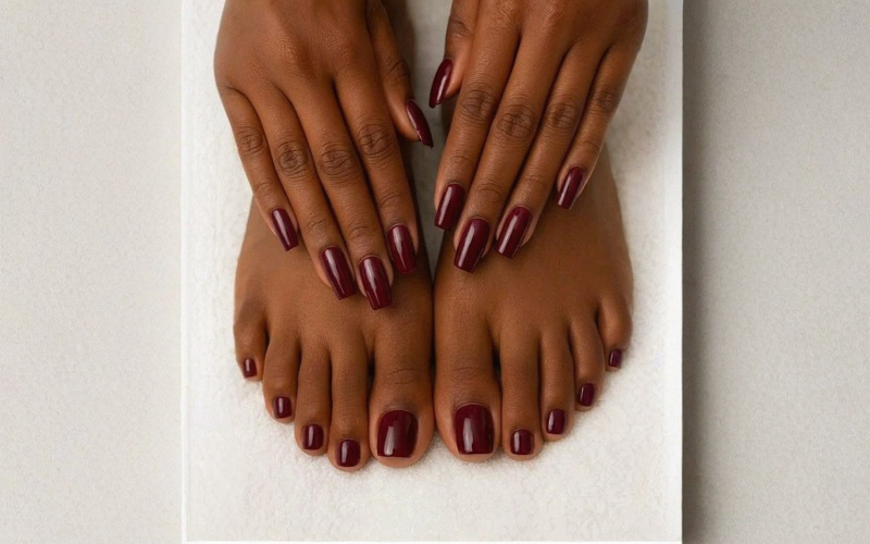 unhas pintadas Portal Afro