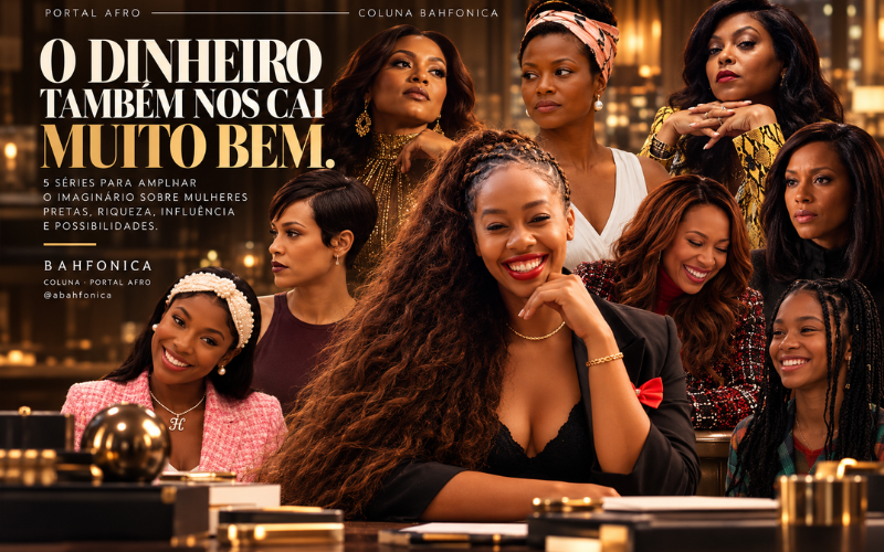 5 séries para ver mulheres pretas vivendo no luxo e no poder, porque o dinheiro também nos cai muito bem